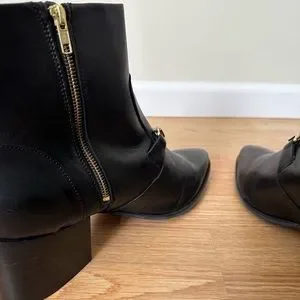 Chelsea Boots With 70s Chain Size 14 Black Shoes | Chelsea Boots With 7s Chain Size 14 Black | Poshmark main image 2